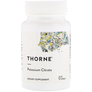 Thorne Research, Potassium Citrate, 90 Capsules