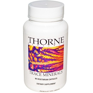 Thorne Research, Микроэлементы, 90 растительных капсул