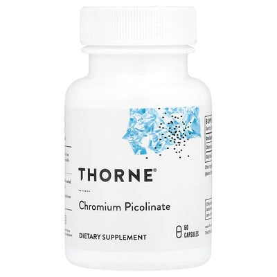 Thorne  Chromium Picolinate  500 mcg   60 Capsules