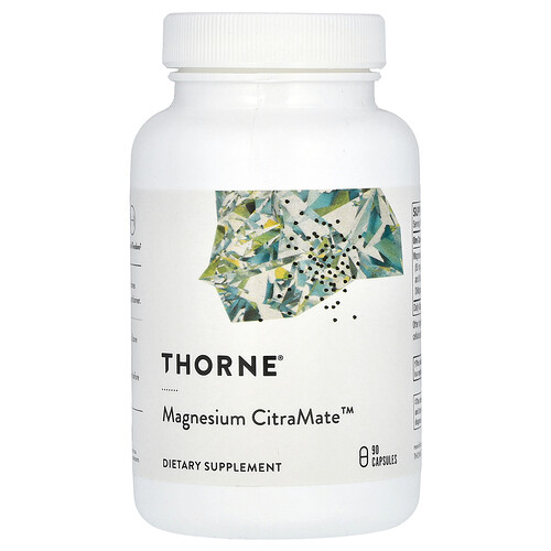 Thorne マグネシウム CitraMate™ ベジカプセル90粒（1粒あたり135mg）