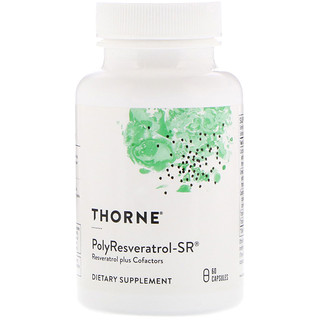 Thorne Research, 聚乙烯白藜蘆醇-SR，60 粒膠囊