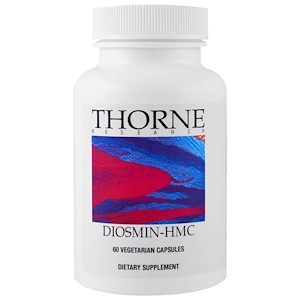 Thorne Research, Диосмин-гесперидин-метил-халькон, 60 вегетарианских капсул