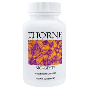 Thorne Research, Bio-Gest, 60 Растительных капсул