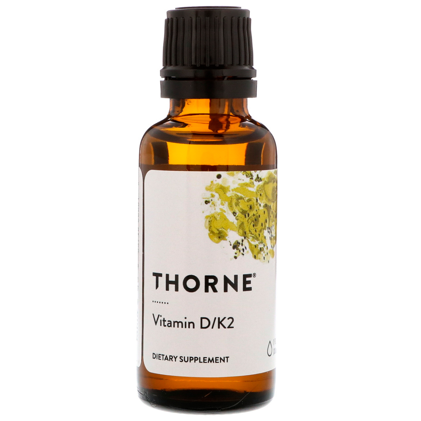 Thorne Research, Vitamin D/K2, 1 fl oz (30 ml) - iHerb.com