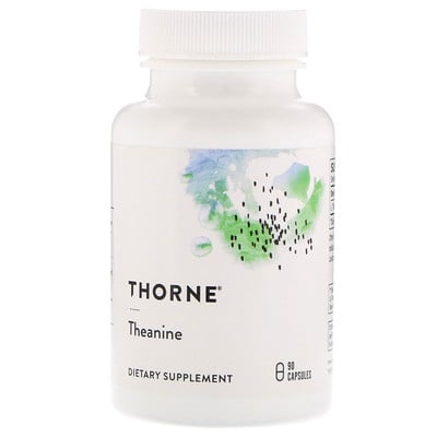 Thorne Research Теанин, 90 вегетарианских капсул