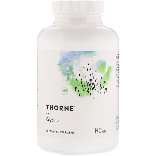 Thorne Research‏, Glycine, 250 Capsules