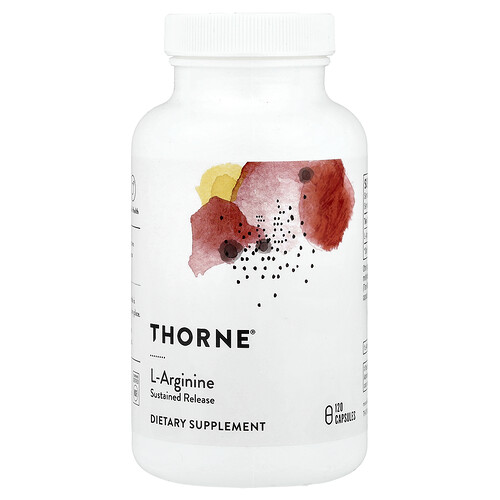 Thorne L-Arginine, 120 Capsules (500 mg per Capsule)