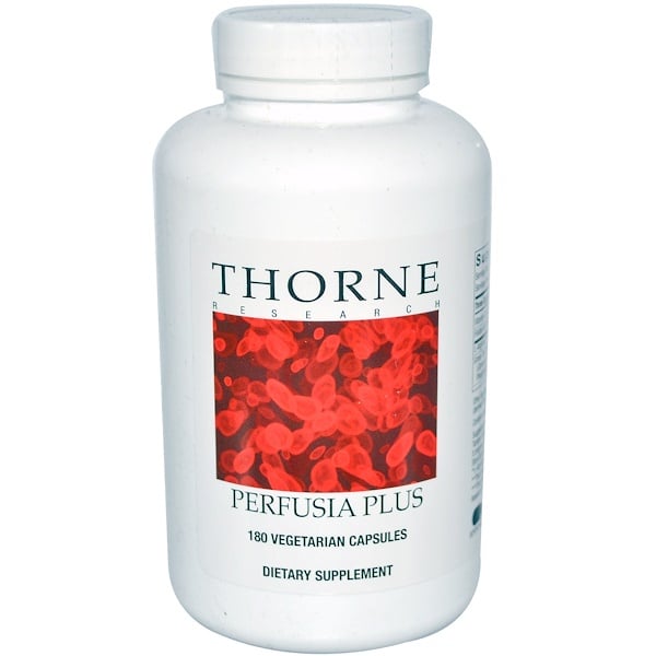 Thorne Research, Perfusia Plus, 180 растительных капсул