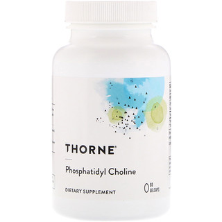 Thorne Research, 磷脂酰胆碱，60（鱼明胶胶囊）粒