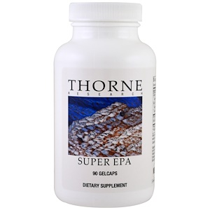 Thorne Research, Супер EPA (эйкозапентаеновая кислота), 90 жидких капсул