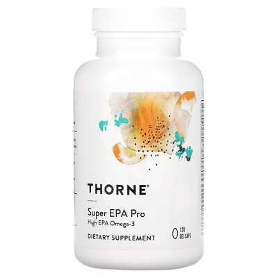 

Thorne Super EPA Pro, 120 желатиновых капсул