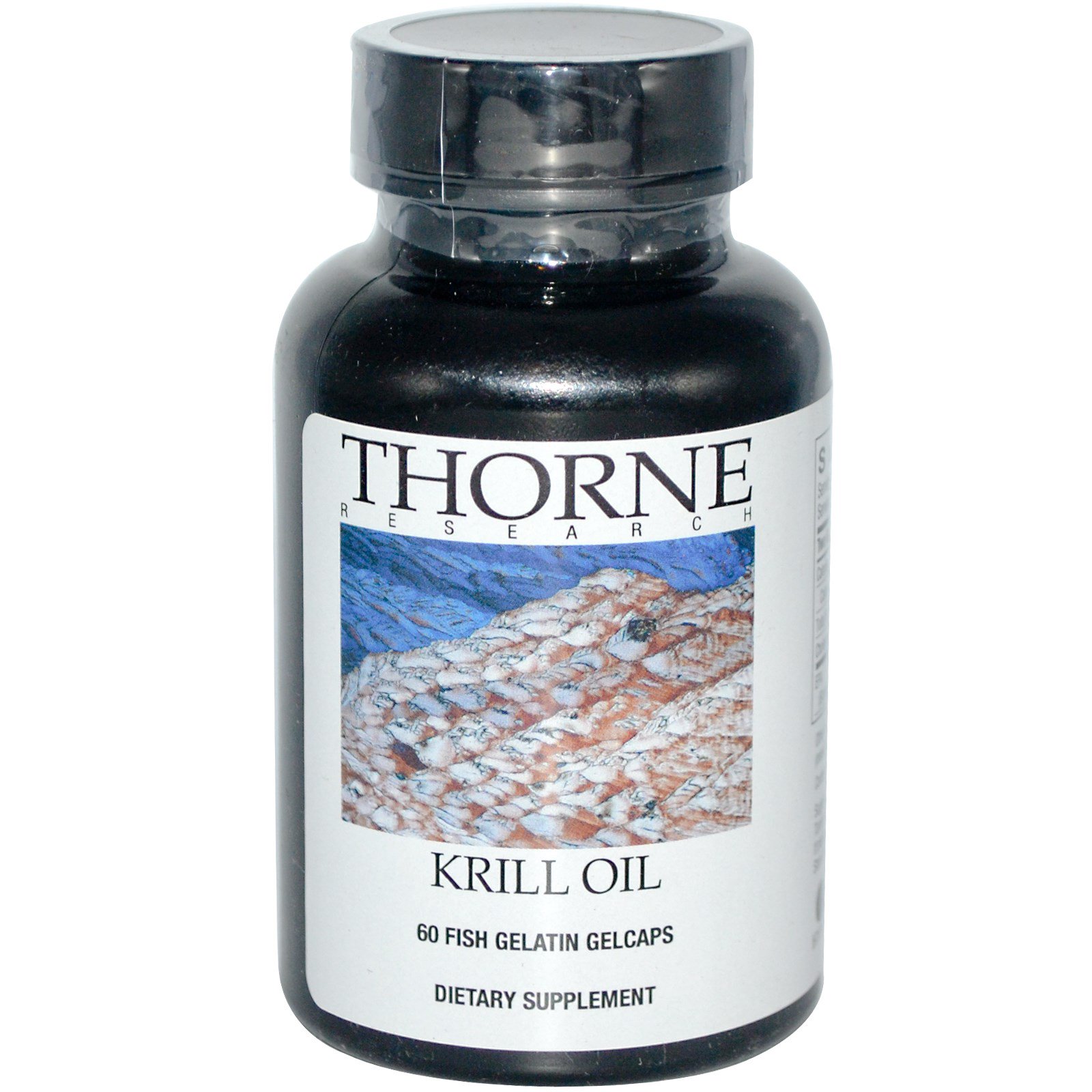 Thorne Research, Krill Oil, 60 Fish Gelatin Gelcaps iHerb
