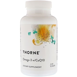Thorne Research, Omega-3 w/CoQ10, 90 Gelkapseln