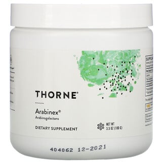 Thorne Research, 阿拉伯糖膠，3.5 盎司（100 克）