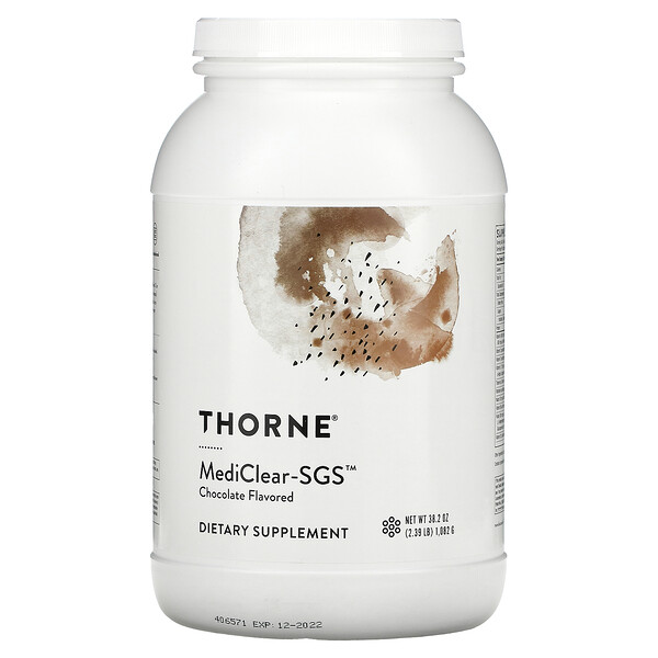Thorne Research‏, MediClear-SGS, Chocolate, 2.39 lb (1,082 g)
