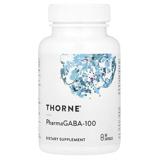 Thorne, PharmaGABA-100, 60 capsules (100 mg pièce)