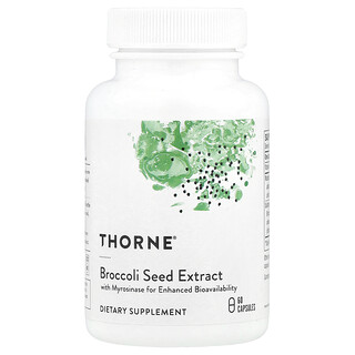Thorne, Extracto de semilla de brócoli, 60 cápsulas