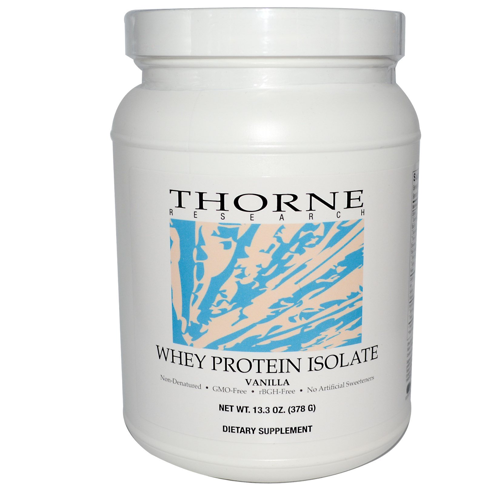 Thorne Research, Whey Protein Isolate, Vanilla, 13.3 oz (378 g) iHerb
