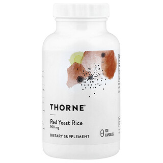 Thorne, Levure de riz rouge, 900 mg, 120 capsules