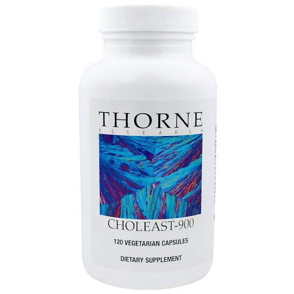 Thorne Research, Choleast -900, Поддержка сердечно-сосудистой системы 120 овощных капсул