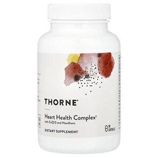 Thorne, Complejo para la salud del corazón con CoQ10 y espino, 90 cápsulas