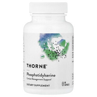 Thorne, Fosfatidilserina, 60 cápsulas (100 mg por cápsula)
