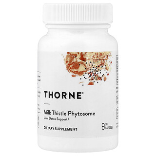 Thorne, Phytosome de chardon-Marie, 90 capsules (180 mg pièce)