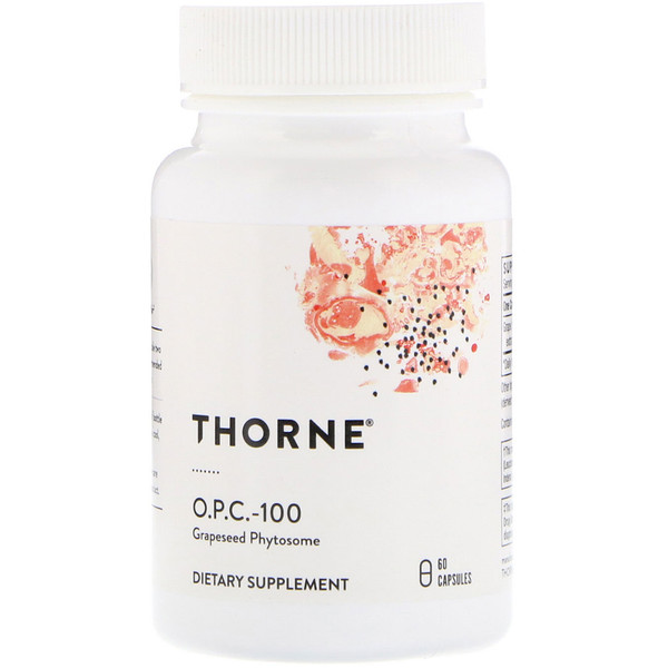 Thorne Research, 葡萄籽提取物膠囊， 60粒