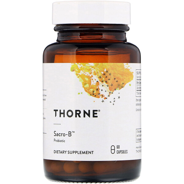 Thorne Research, Sacro-B, Probiotic, 60 Capsules - IHerb