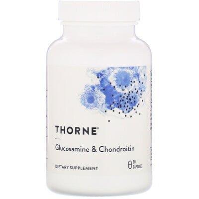 Thorne Research Глюкозамин и хондроитин, 90 капсул