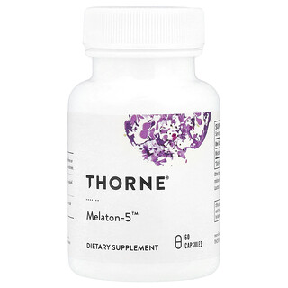 Thorne, Melaton-5™, 60 cápsulas (5 mg por cápsula)