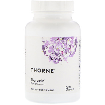 

Thyrocsin, кофакторы для щитовидной железы, 120 капсул