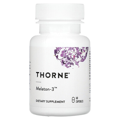 

Thorne, Melaton-3, 60 Capsules