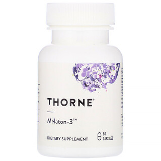 Thorne Research, Melaton-3，60 粒胶囊