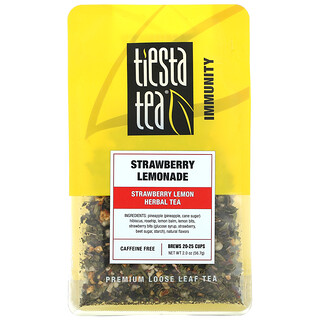Tiesta Tea Company, 優質散葉茶，草莓檸檬水味，無咖啡萃取，2.0 盎司（56.7 克）