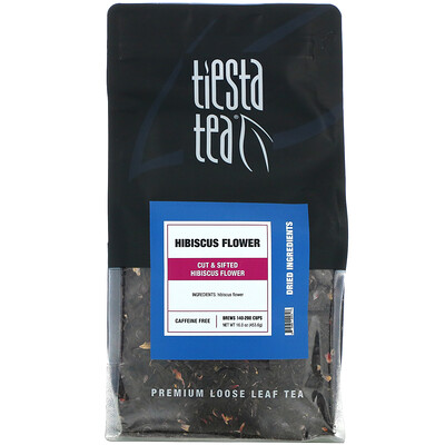 Tiesta Tea Company Hibiscus Flower, Premium Loose Leaf Tea, Caffeine Free, 16.0 oz (453.6 g)