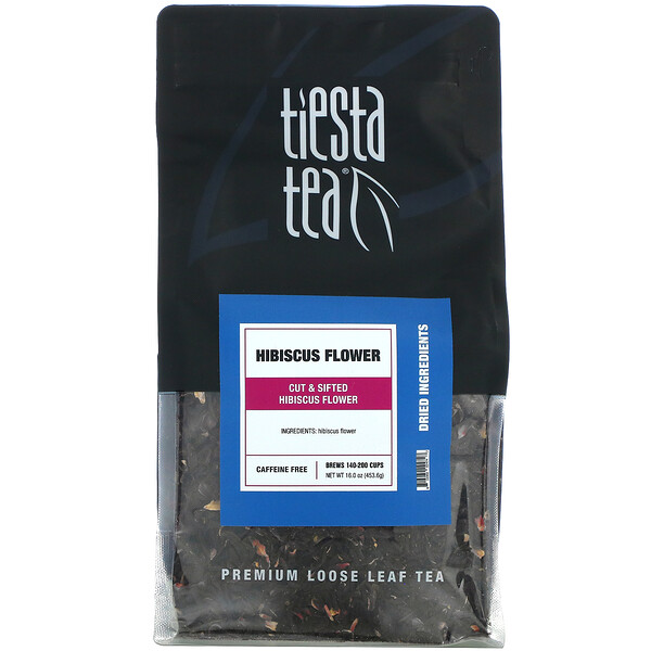 Hibiscus Flower, Premium Loose Leaf Tea, Caffeine Free, 16.0 oz (453.6 g)