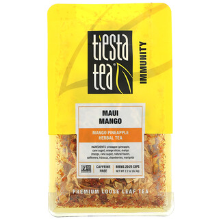 Tiesta Tea Company, Рассыпной чай премиального качества, манго и манго, без кофеина, 62,4 г (2,2 унции)
