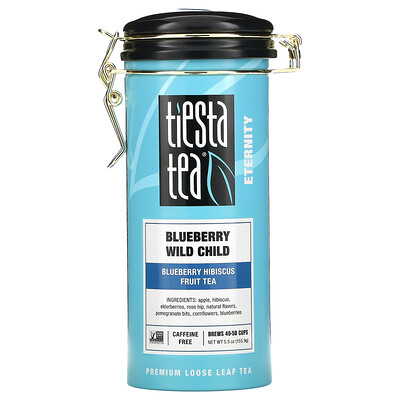 Купить Tiesta Tea Company Рассыпной чай премиального качества, детская голубика, без кофеина, 155, 9 г (5, 5 унции)