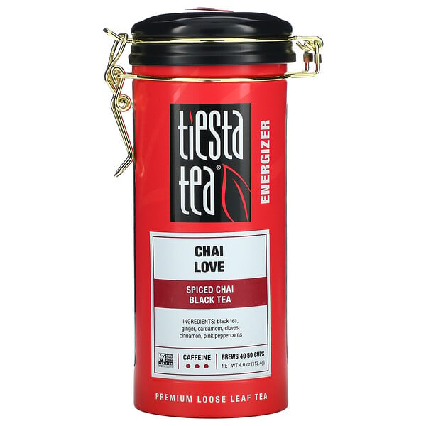 Premium Loose Leaf Tea, Spiced Chai, Black Tea, 4.0 oz (113.4 g)