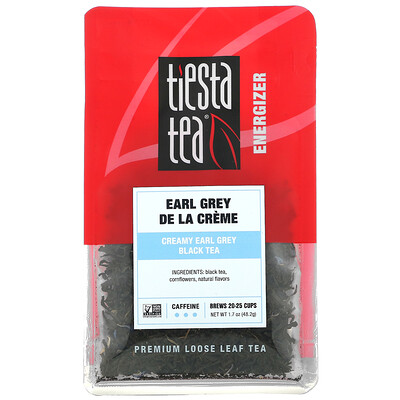 Купить Tiesta Tea Company Рассыпной чай премиального качества, сливочный «Эрл Грей», черный чай, 48, 2 г (1, 7 унции)