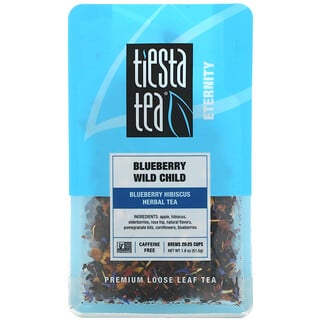 Tiesta Tea Company, Листовой чай премиум-класса, черника из дикой природы, без кофеина, 1,8 унции (51,0 г)