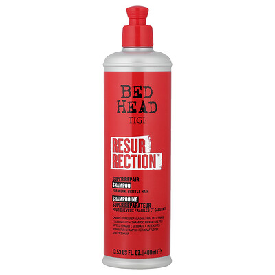 Product Image for TIGI, Bed Head, Resurrection , Super Repair Shampoo, For Weak, Brittle Hair, 13.53 fl oz (400 ml)