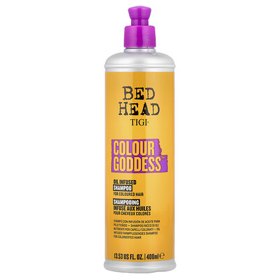 Product Image for TIGI, Bed Head, Colour Goddess , Oil Infused Shampoo, For Colored Hair, 13.53 fl oz (400 ml)