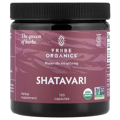 Tribe Organics шатавари 120 капсул (500 мг в 1 капсуле)