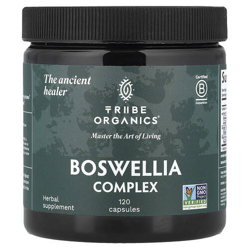 Tribe Organics, Boswellia Complex, Weihrauch-Komplex, 120 Kapseln