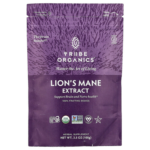 Tribe Organics Lion's Mane Extract, 3.5 oz (100 g)
