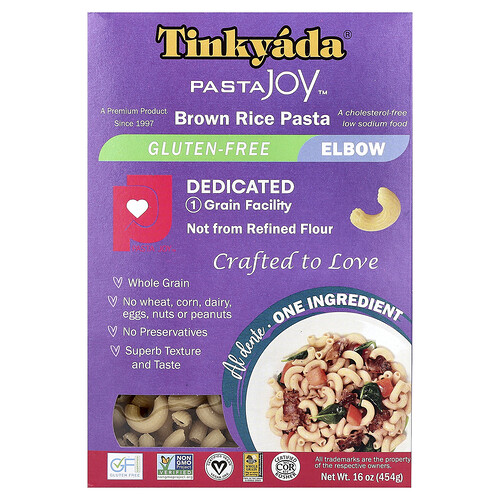 Tinkyada Brown Rice Pasta - Elbow | 16 oz Package