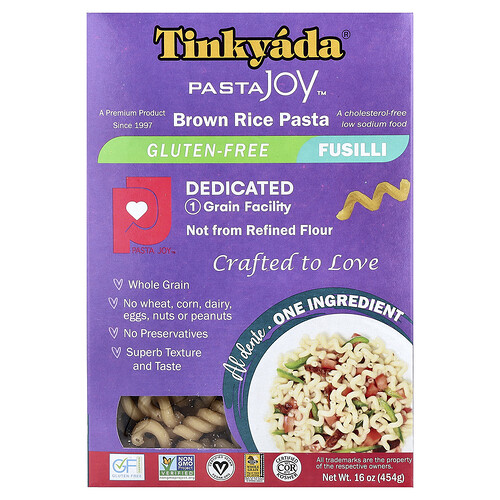 Tinkyada Brown Rice Pasta - Fusilli | 16 oz Package