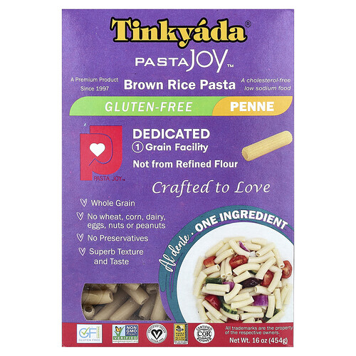 Tinkyada, Pasta Joy™, Brown Rice Pasta, Penne, 16 oz (454 g)